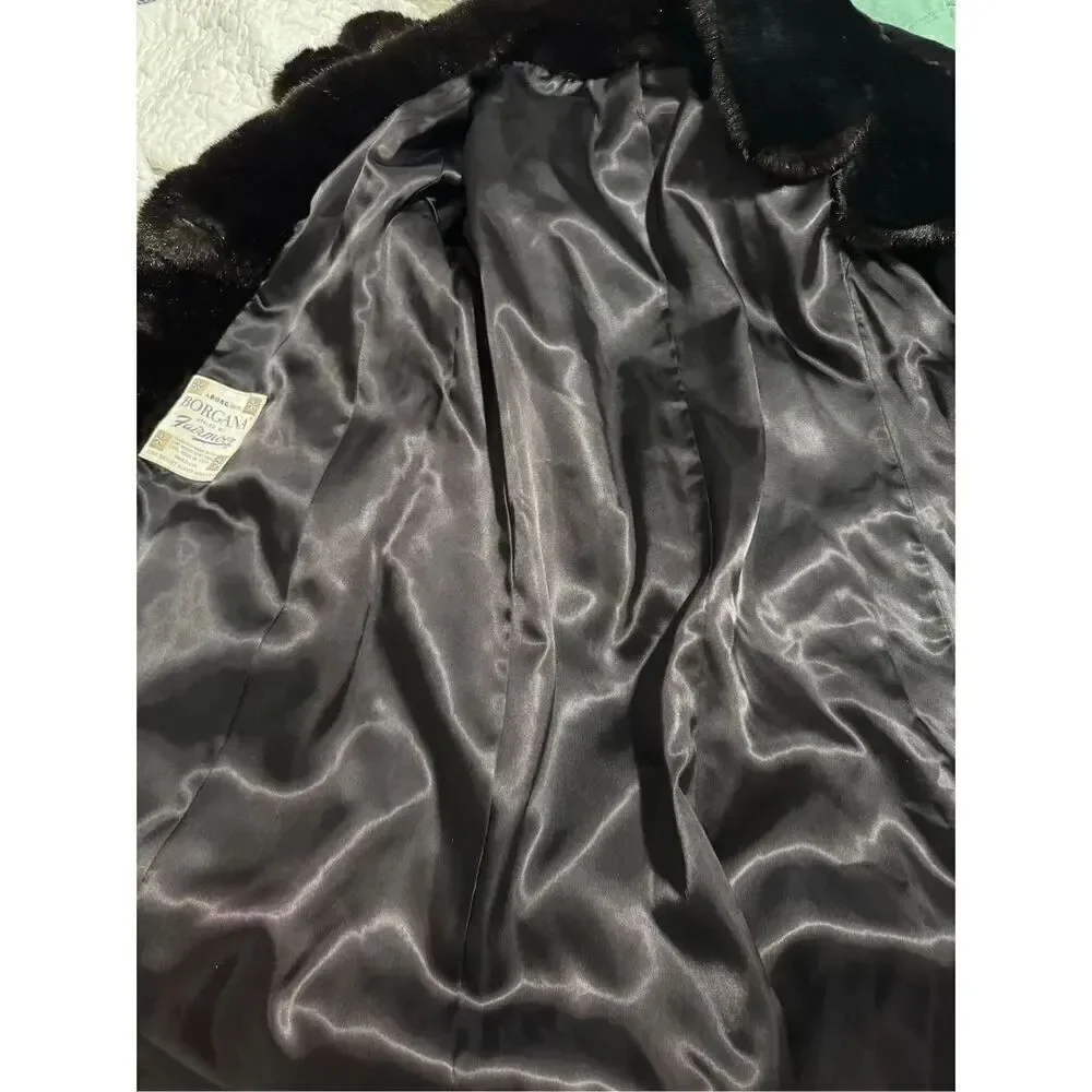 Borgona Vintage faux fur teddy coat